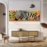 Painting by Numbers Panorama Zebra in The Flower Field II